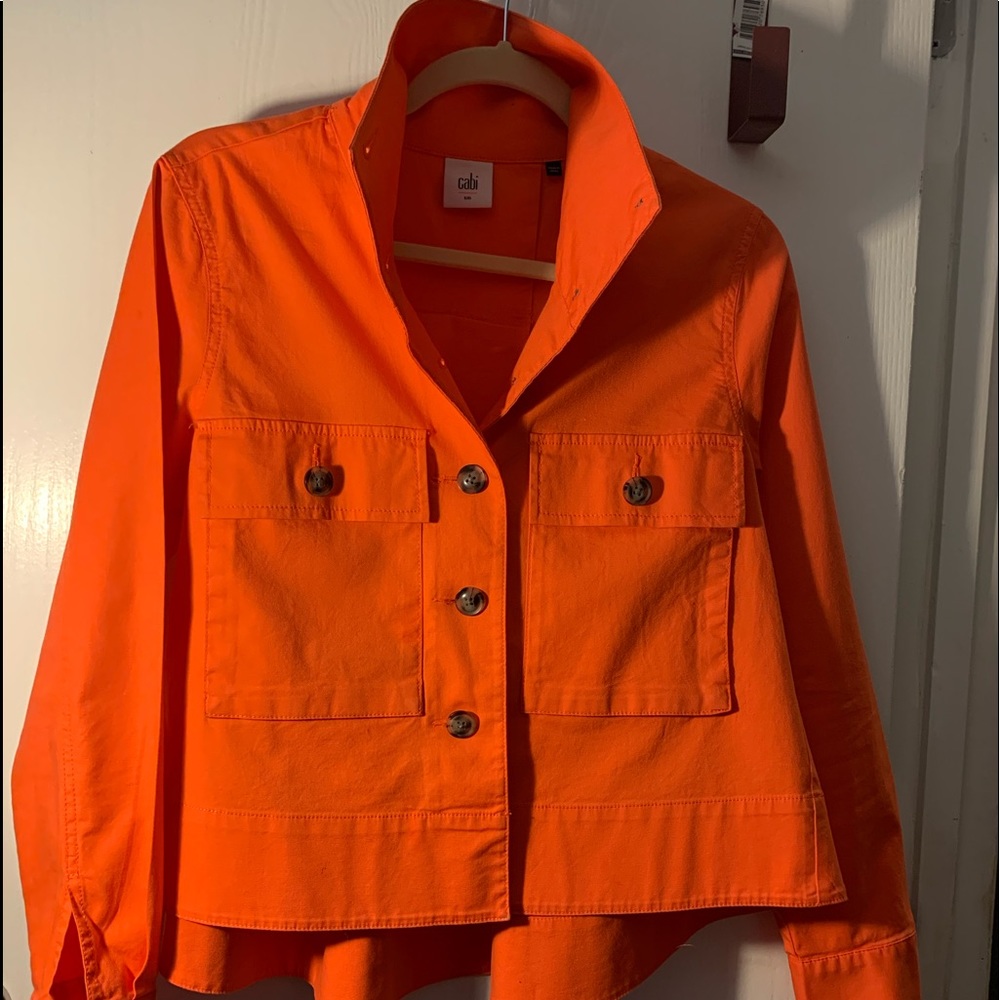 Cabi Orange Jacket. Small